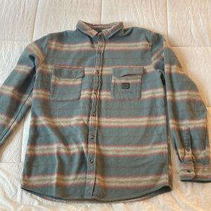Rip Curl Mens medium flannel button up